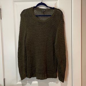 NWOT olive green Eileen Fisher sweater